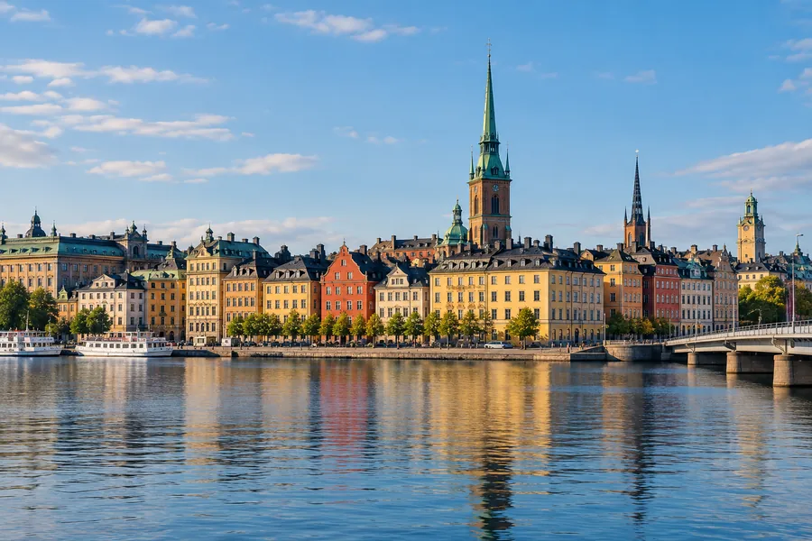 Stockholm cityscape — generated editorial illustration