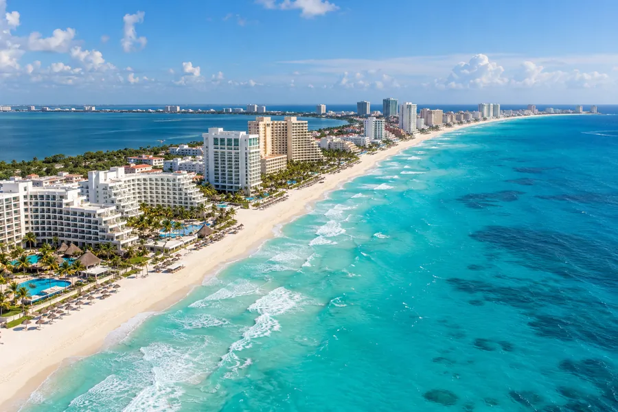 Cancun cityscape — generated editorial illustration