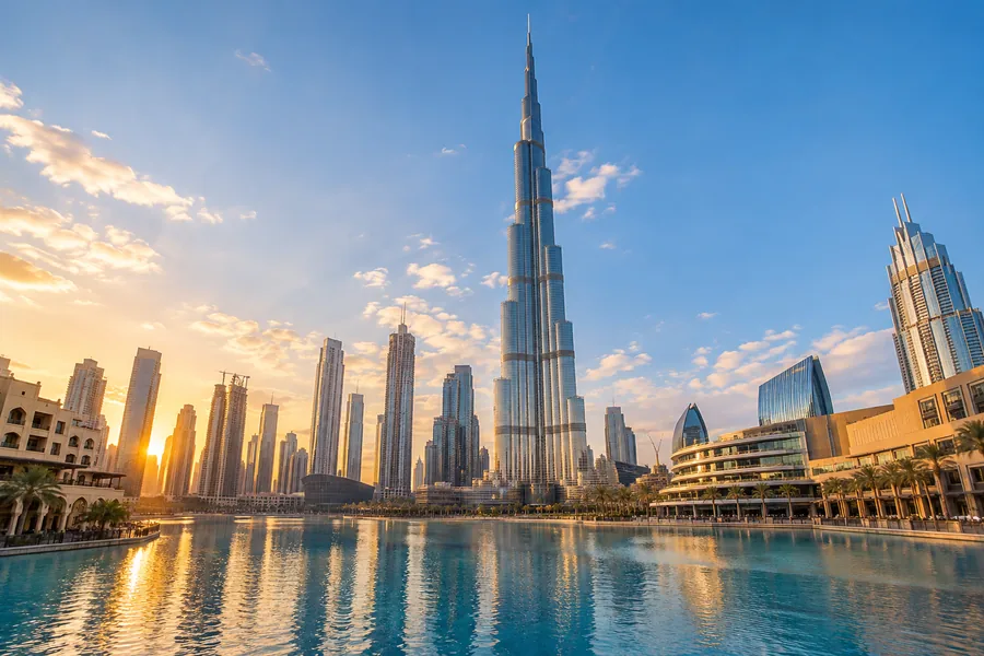 Dubai cityscape — generated editorial illustration