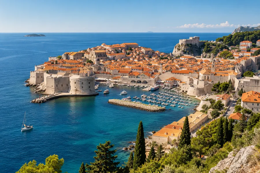 Dubrovnik cityscape — generated editorial illustration