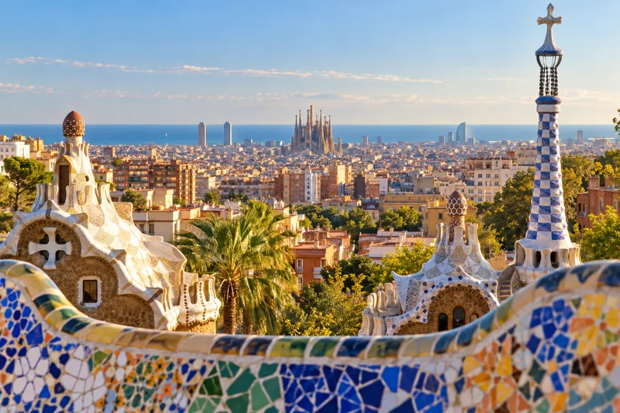 Barcelona cityscape — generated editorial illustration