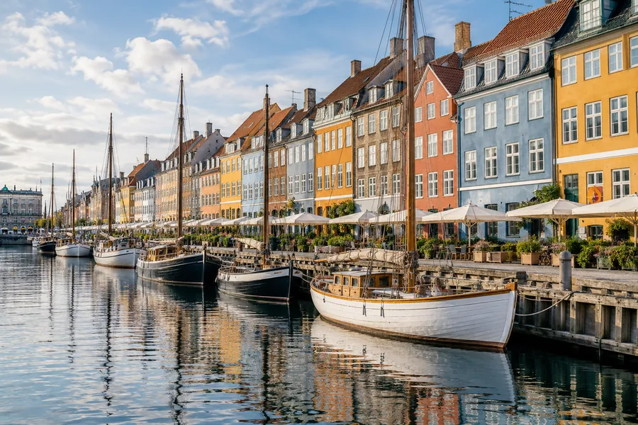 Copenhagen cityscape — generated editorial illustration