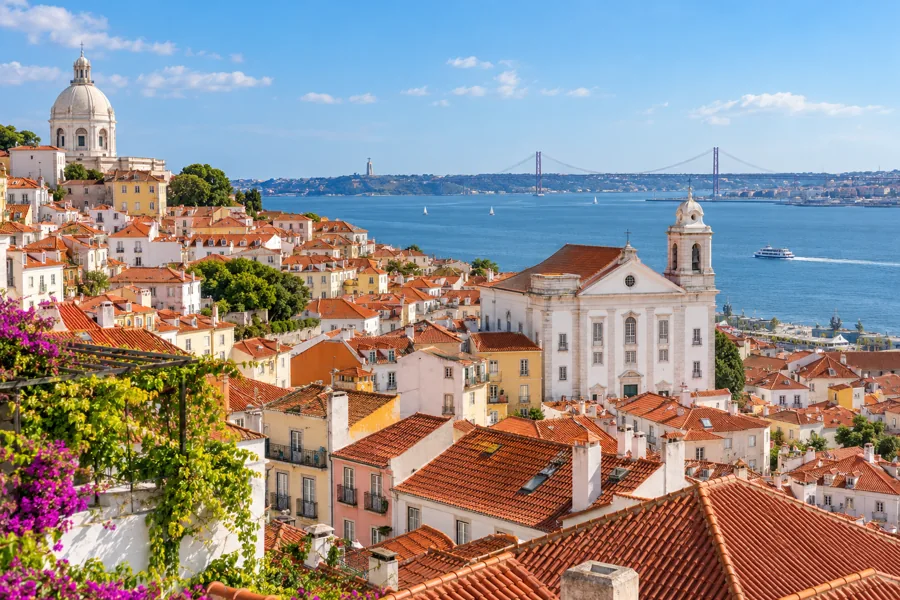 Lisbon cityscape — generated editorial illustration